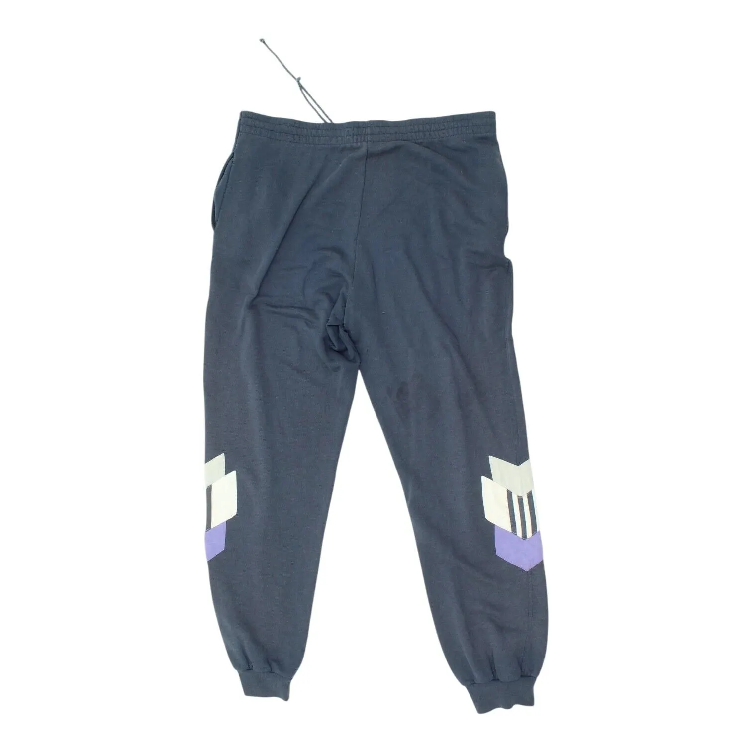Adidas Navy Tracksuit Bottoms | Vintage Mens 90s Sportswear Sports Track Pants