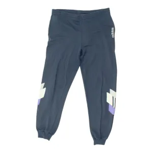 Adidas Navy Tracksuit Bottoms | Vintage Mens 90s Sportswear Sports Track Pants
