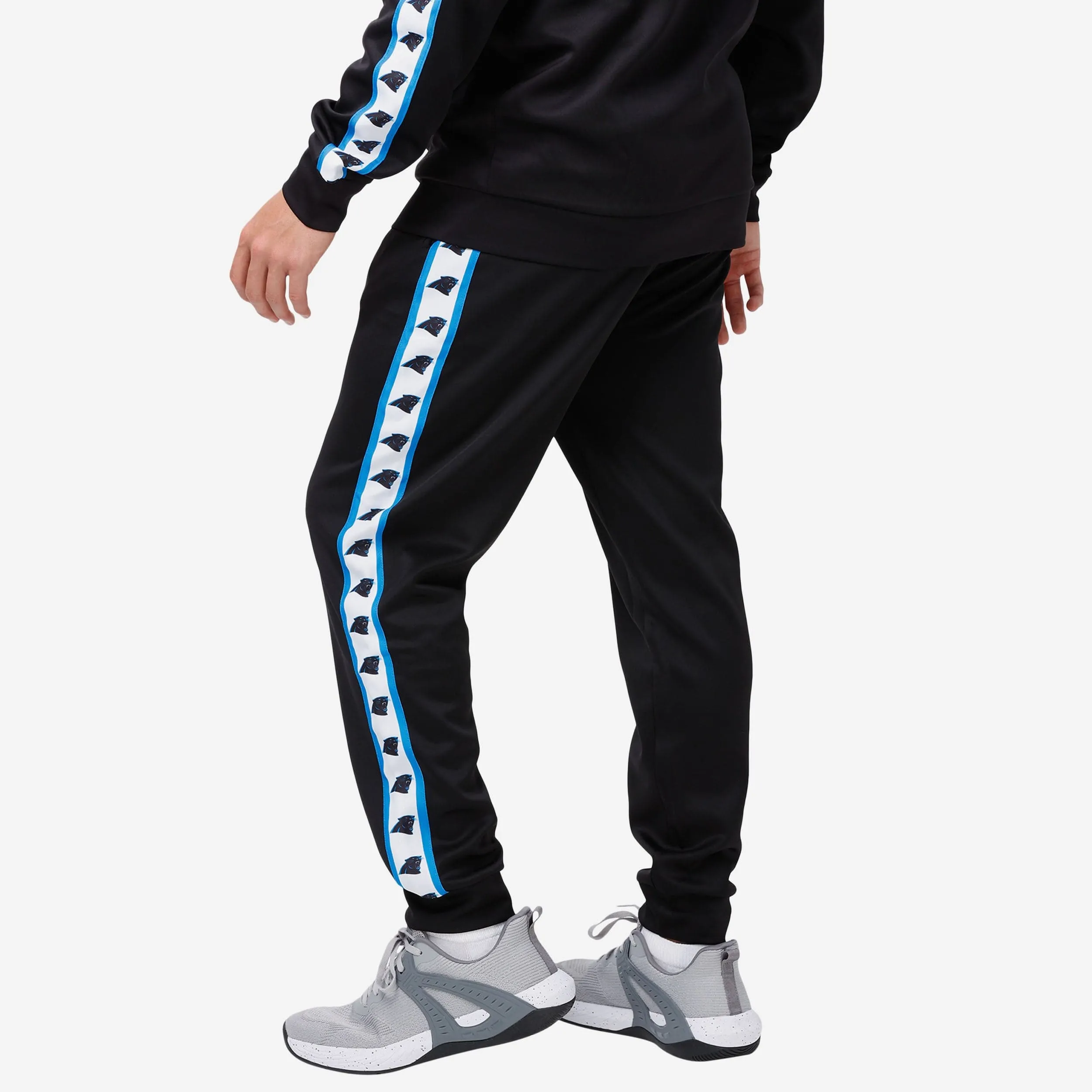 Carolina Panthers Stripe Logo Track Pants
