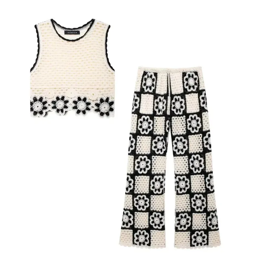 Casual Holiday Women's Streetwear Printing Polyester Pants Sets Pants Sets