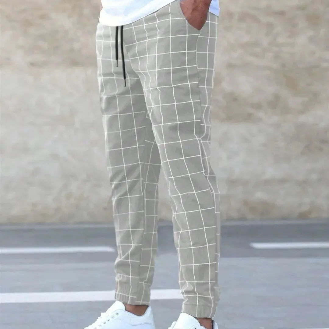 Clemens™ - Checked Jogger Pants For Men