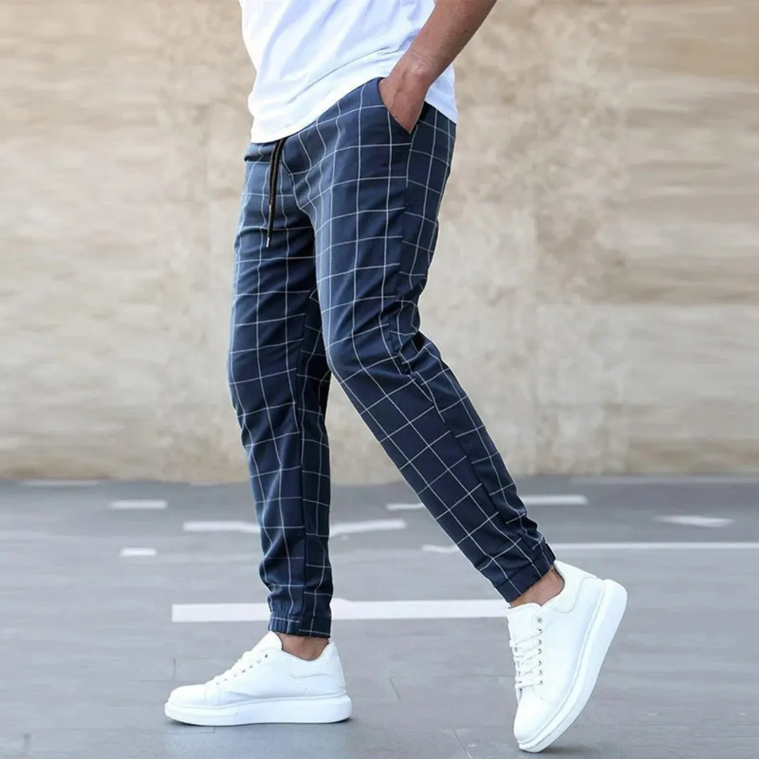 Clemens™ - Checked Jogger Pants For Men