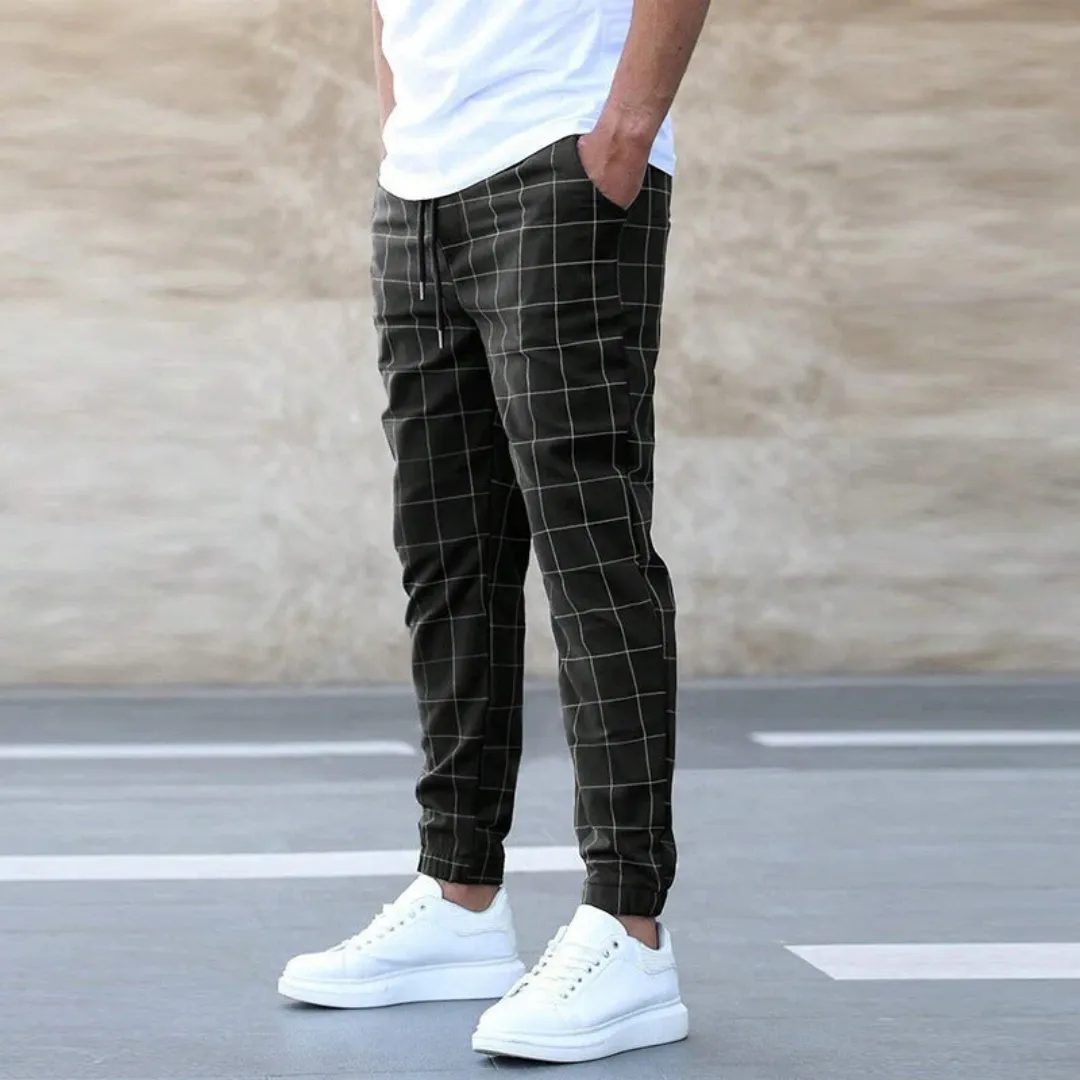 Clemens™ - Checked Jogger Pants For Men