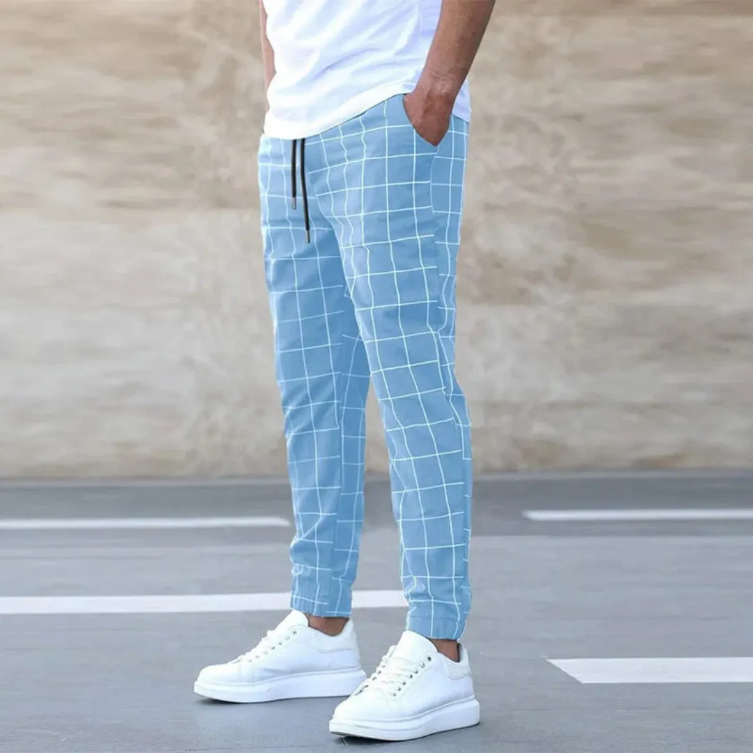 Clemens™ - Checked Jogger Pants For Men