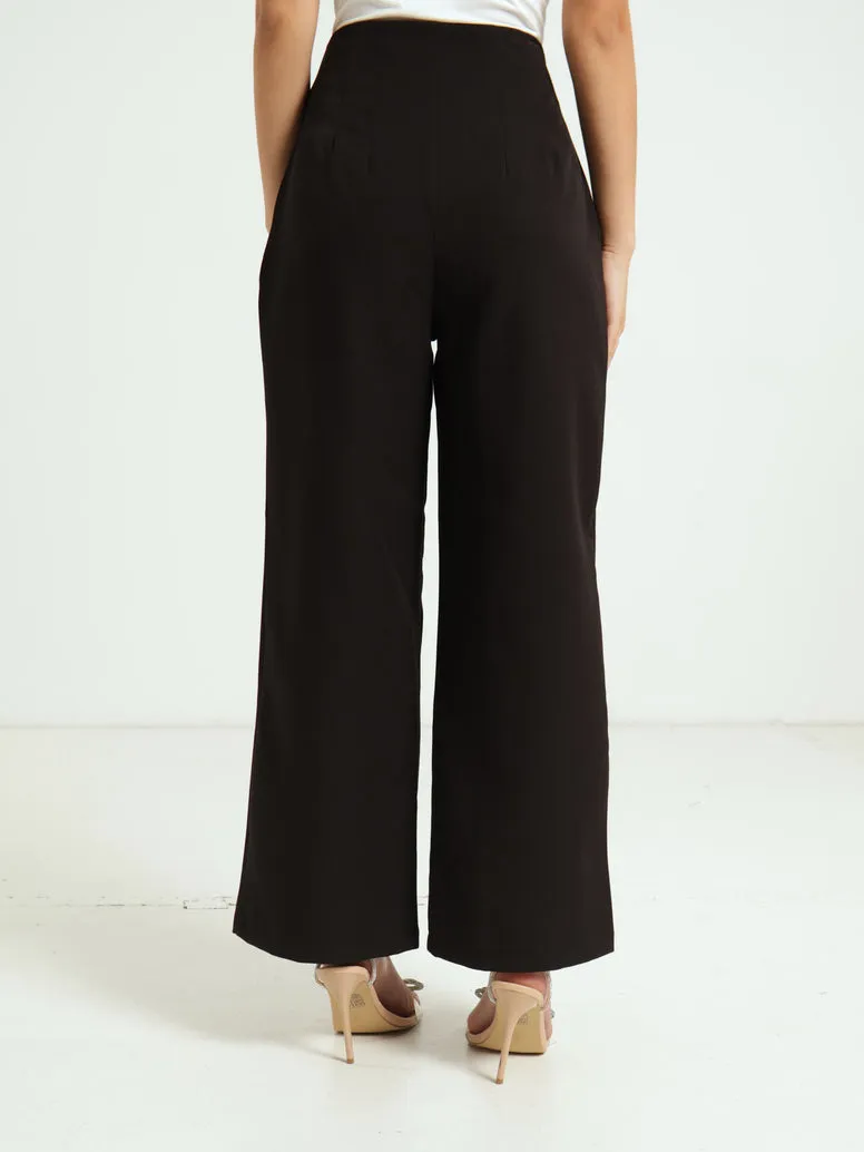 Cullotte Pants - Black