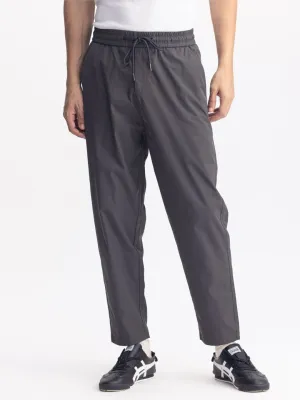 Dark Grey Loose Crop Jogger Pant