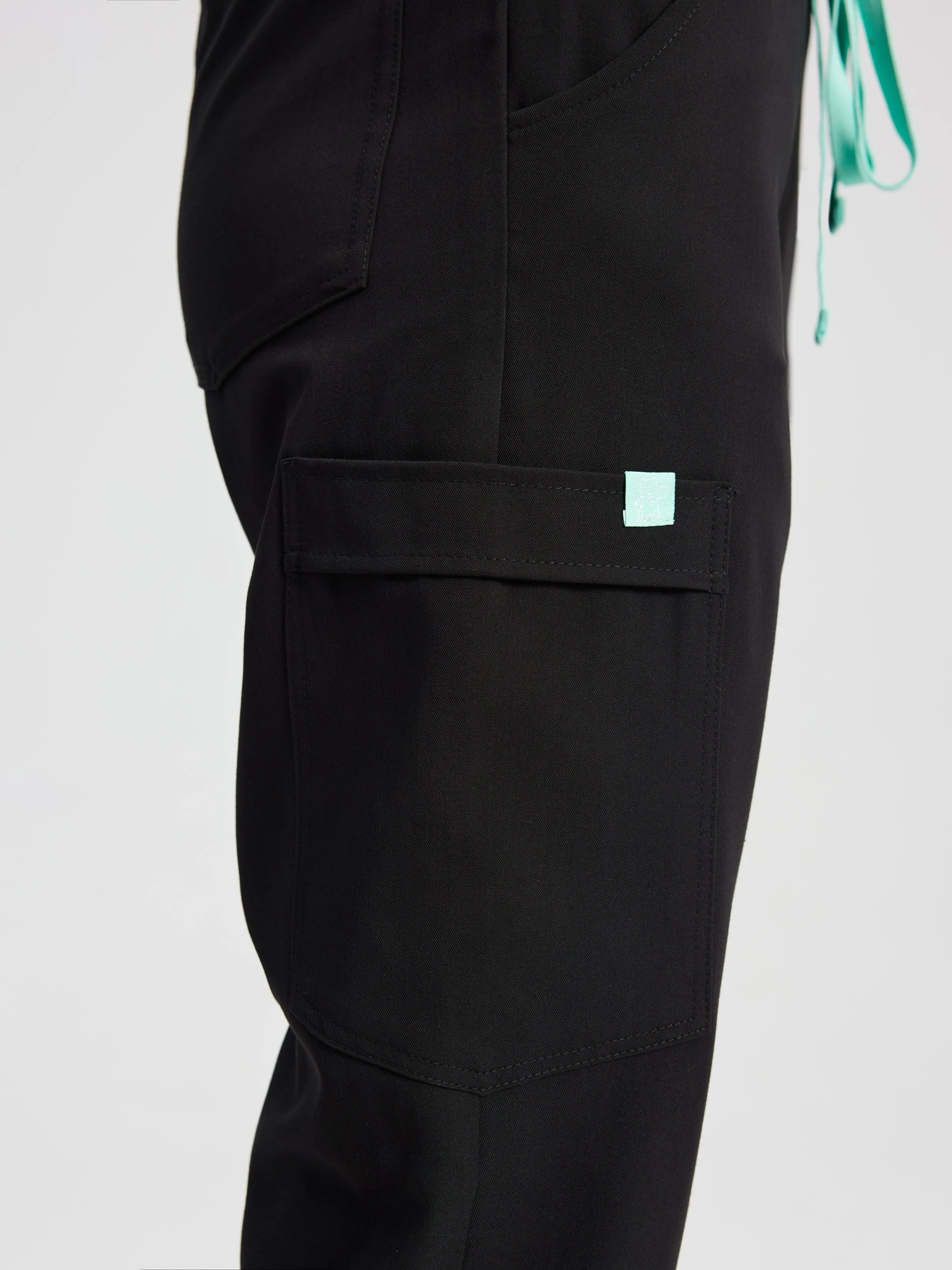 DEMI RE-GARDE™ - NOIR - Jogger Scrub Pants - SILVADUR™|| DEMI RE-GARDE™ - NOIR - Pantalon Jogger - SILVADUR™