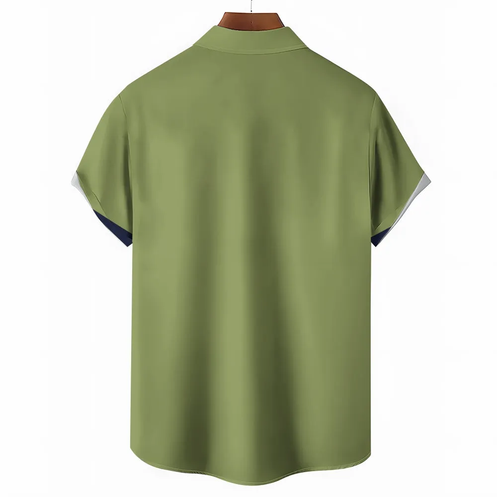Hawaiian Style Men's Summer Short Sleeve Shirt 2405002277