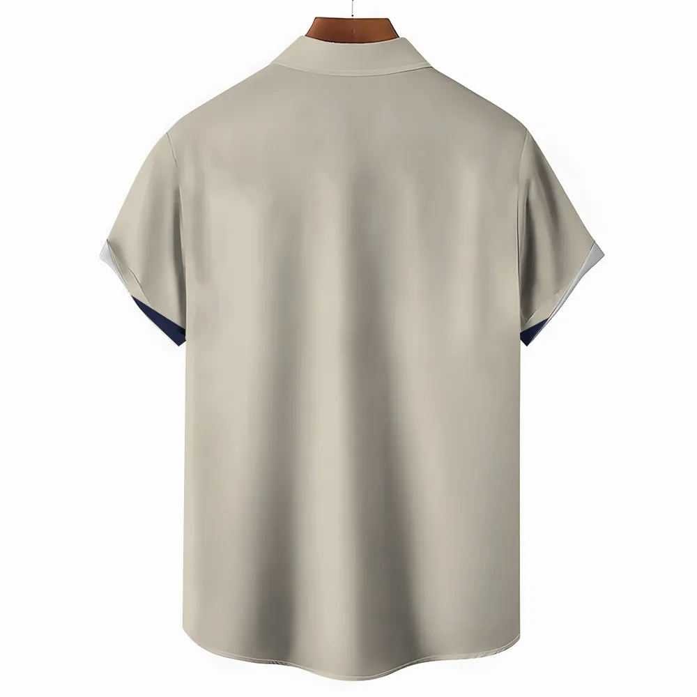 Hawaiian Style Men's Summer Short Sleeve Shirt 2405002277