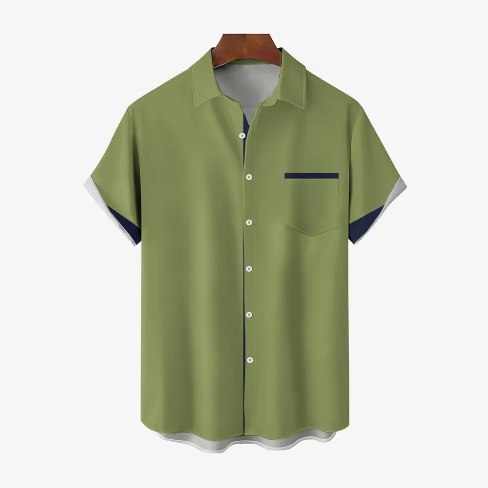 Hawaiian Style Men's Summer Short Sleeve Shirt 2405002277
