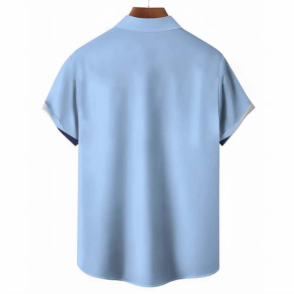 Hawaiian Style Men's Summer Short Sleeve Shirt 2405002277