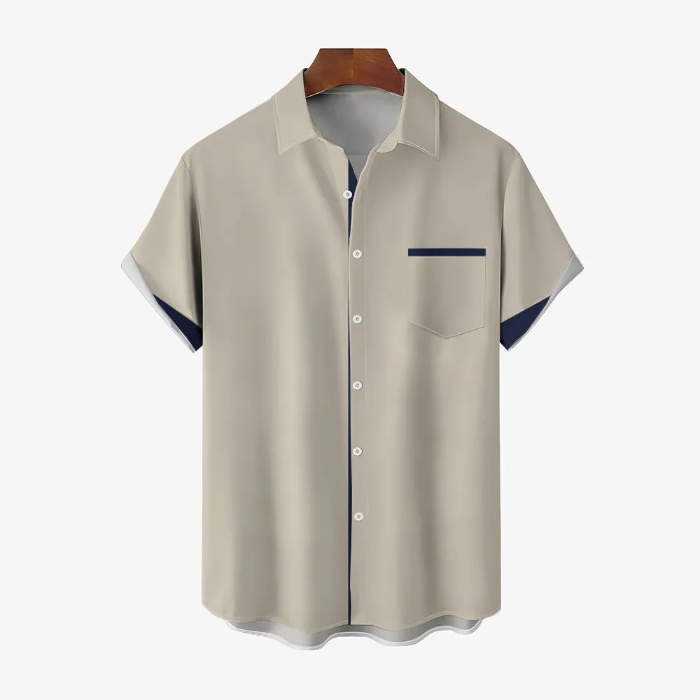Hawaiian Style Men's Summer Short Sleeve Shirt 2405002277