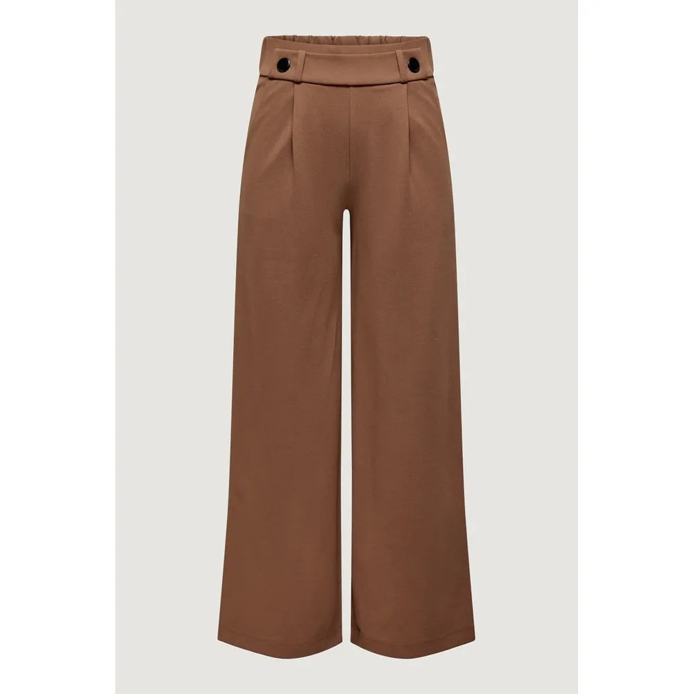 Jacqueline De Yong Brown Polyester Jeans & Pant
