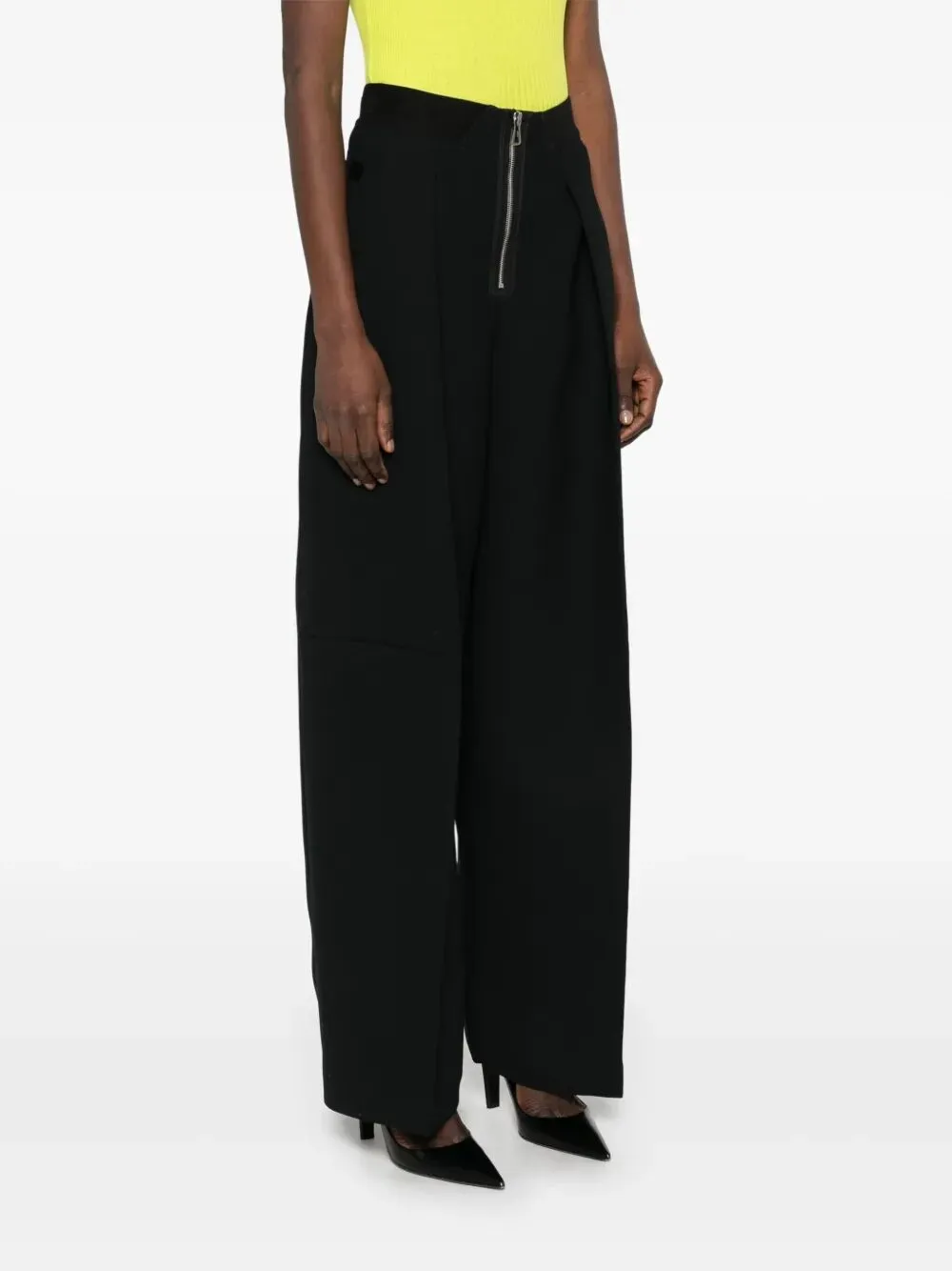 JEAN PAUL GAULTIER Heavy Crepe Bonded Trousers
