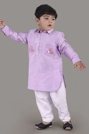 Lavender Pathani Kurta & Salwar