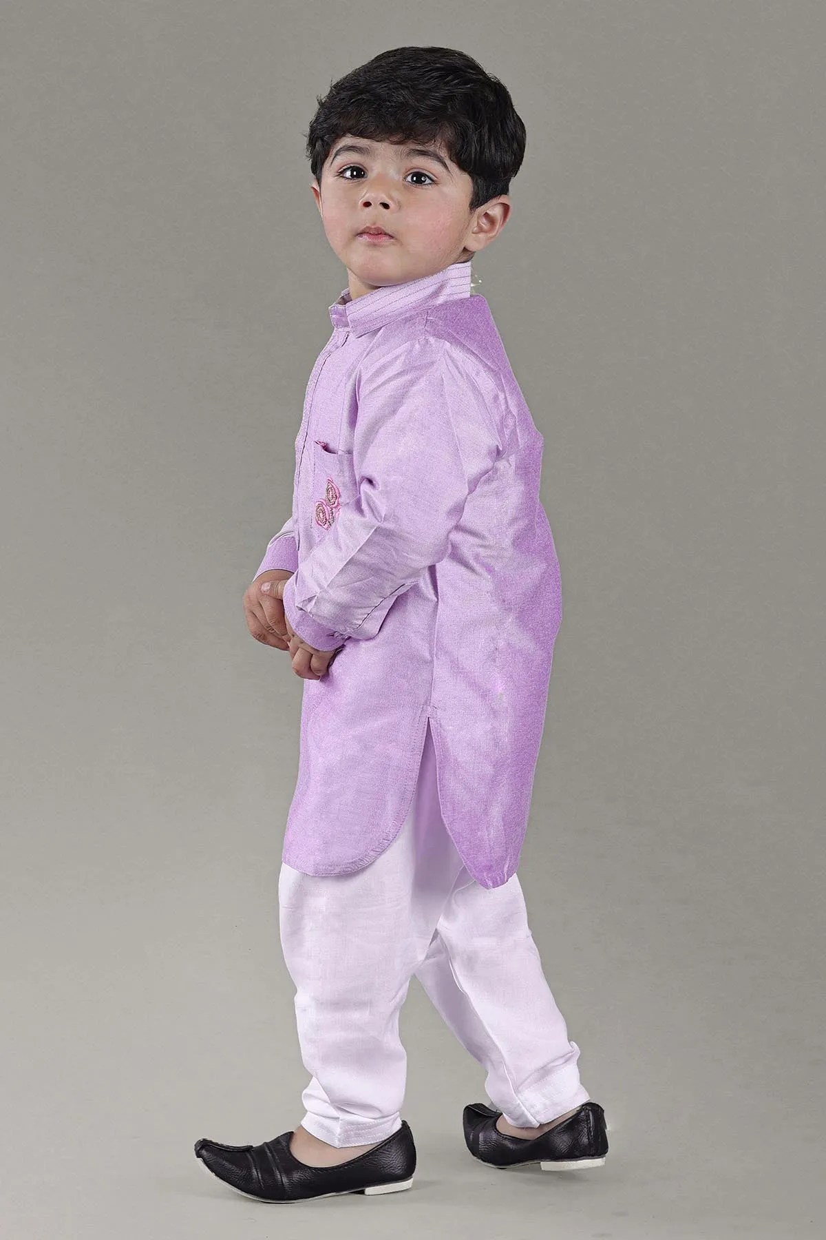 Lavender Pathani Kurta & Salwar