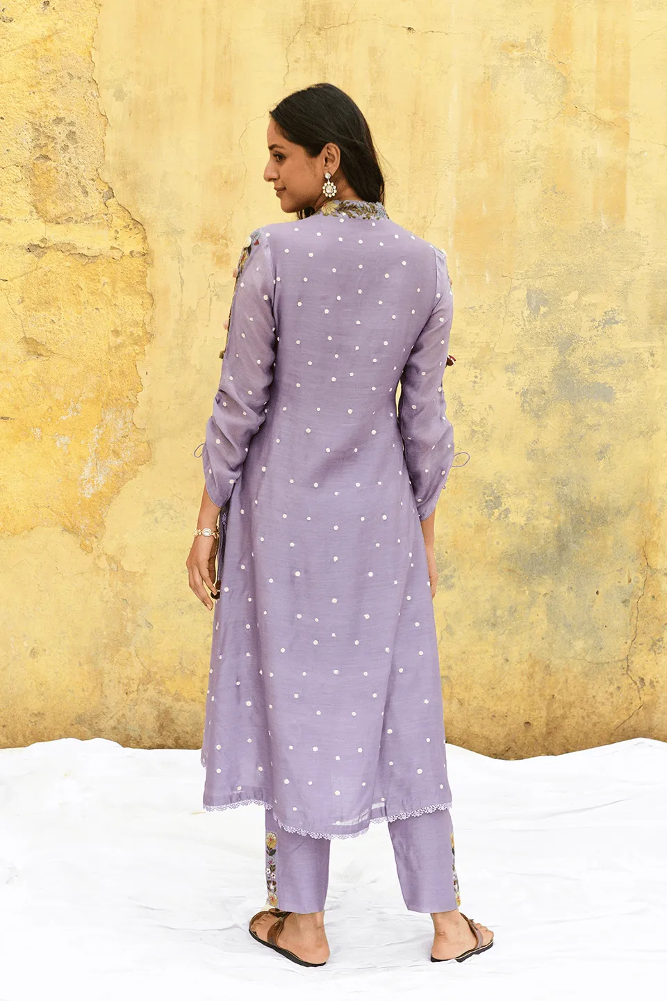 Lilac orchid kurta and pants