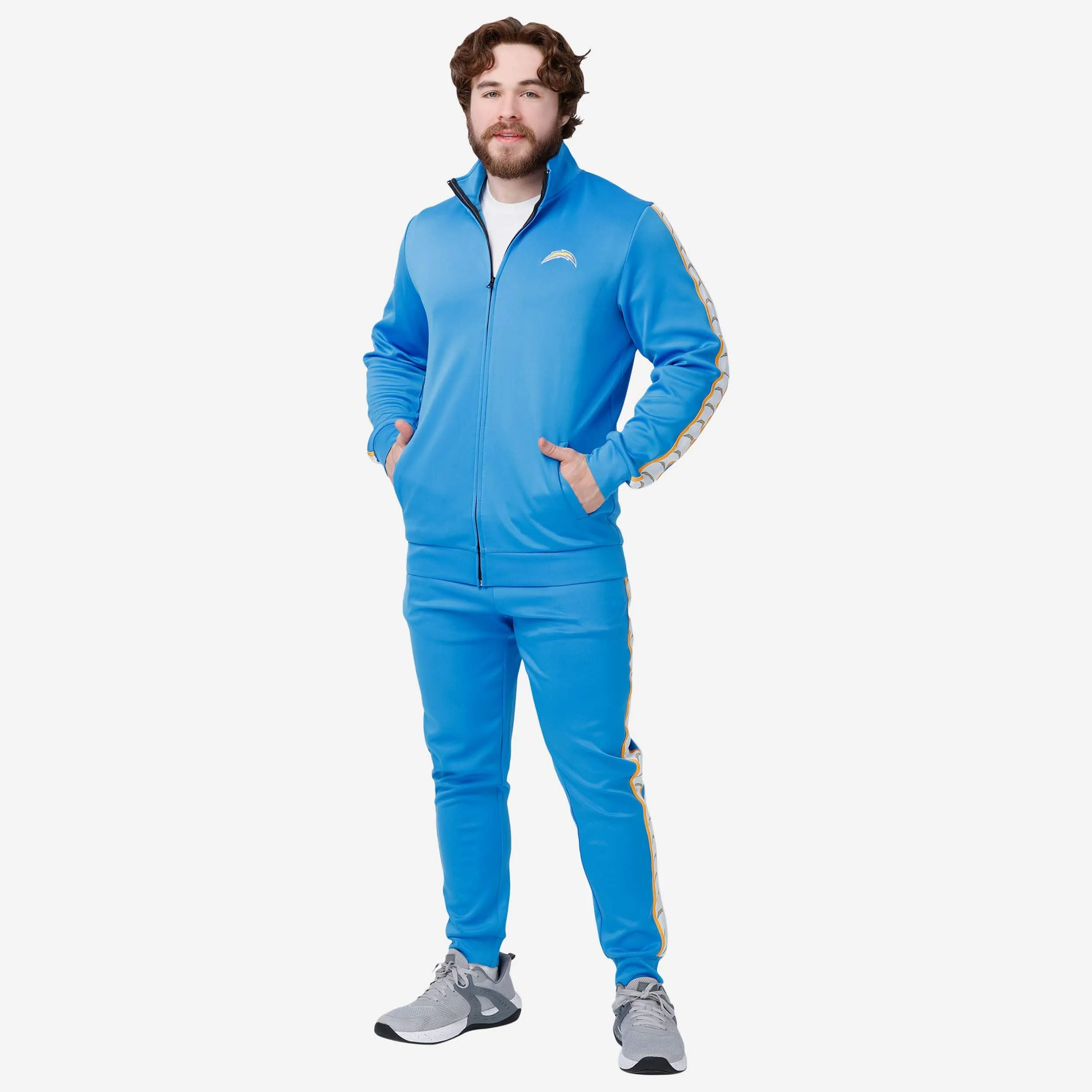 Los Angeles Chargers Stripe Logo Track Pants