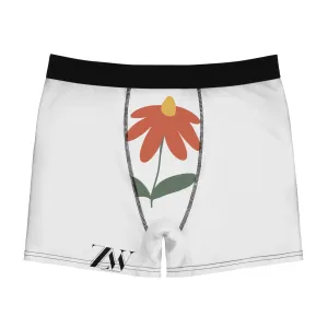 Luxurious styled  Boxer Briefs with Floral and Logo Prints - Comfortable Everyday Under Garments