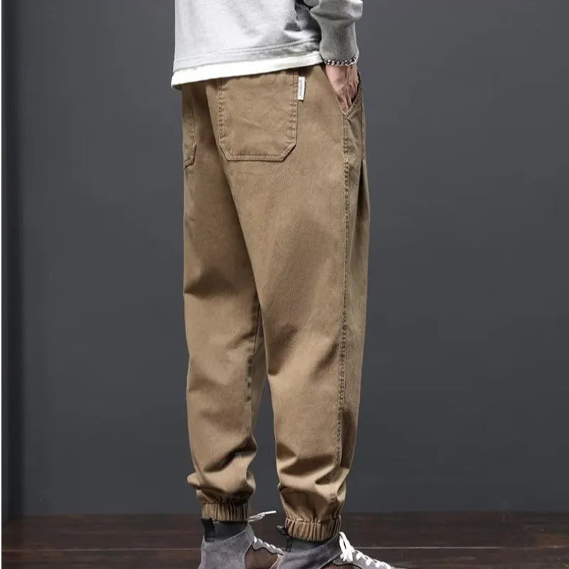 Men's Cargo Pants Summer Pants Men's Trendy All-Matching Trousers Loose Sports and Leisure