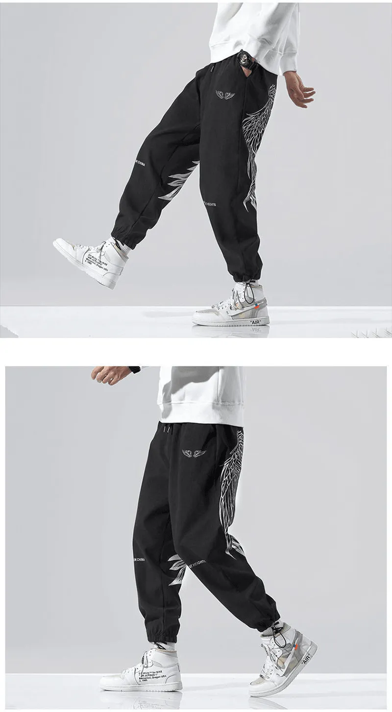 Men'S Printed Loose Harem Casual Trousers