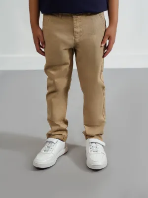 "CHIAKI" Slim Fit Twill Chinos