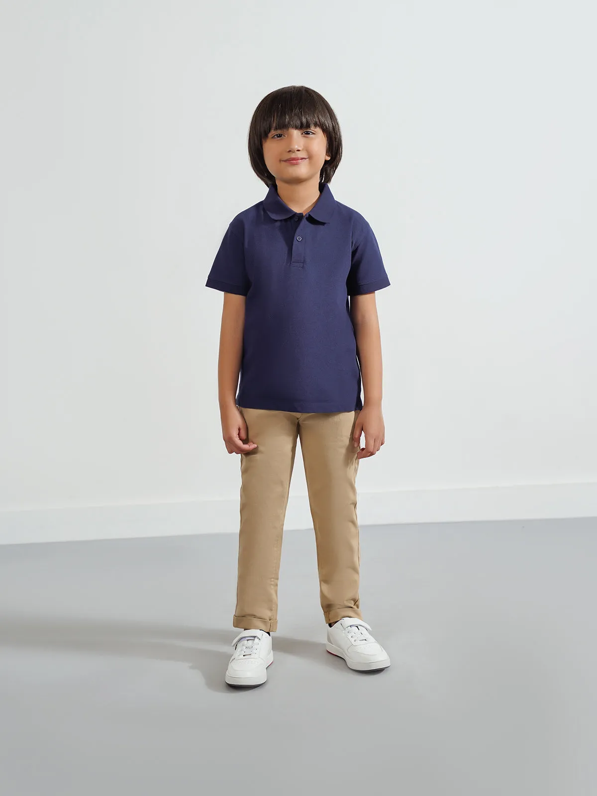 "CHIAKI" Slim Fit Twill Chinos