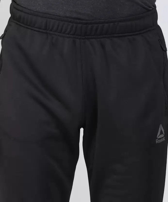 Reebok Men Sweatpants Solid Track-Black