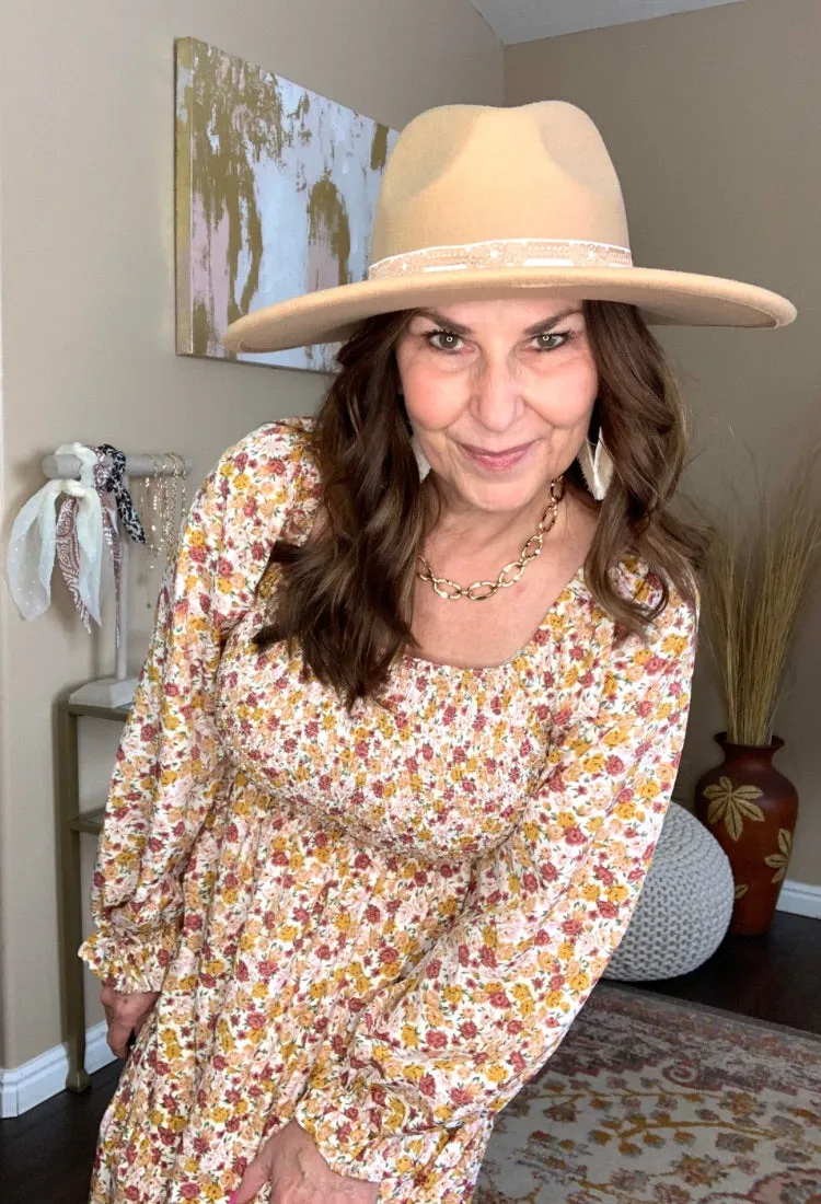 Samantha Floral Midi Dress