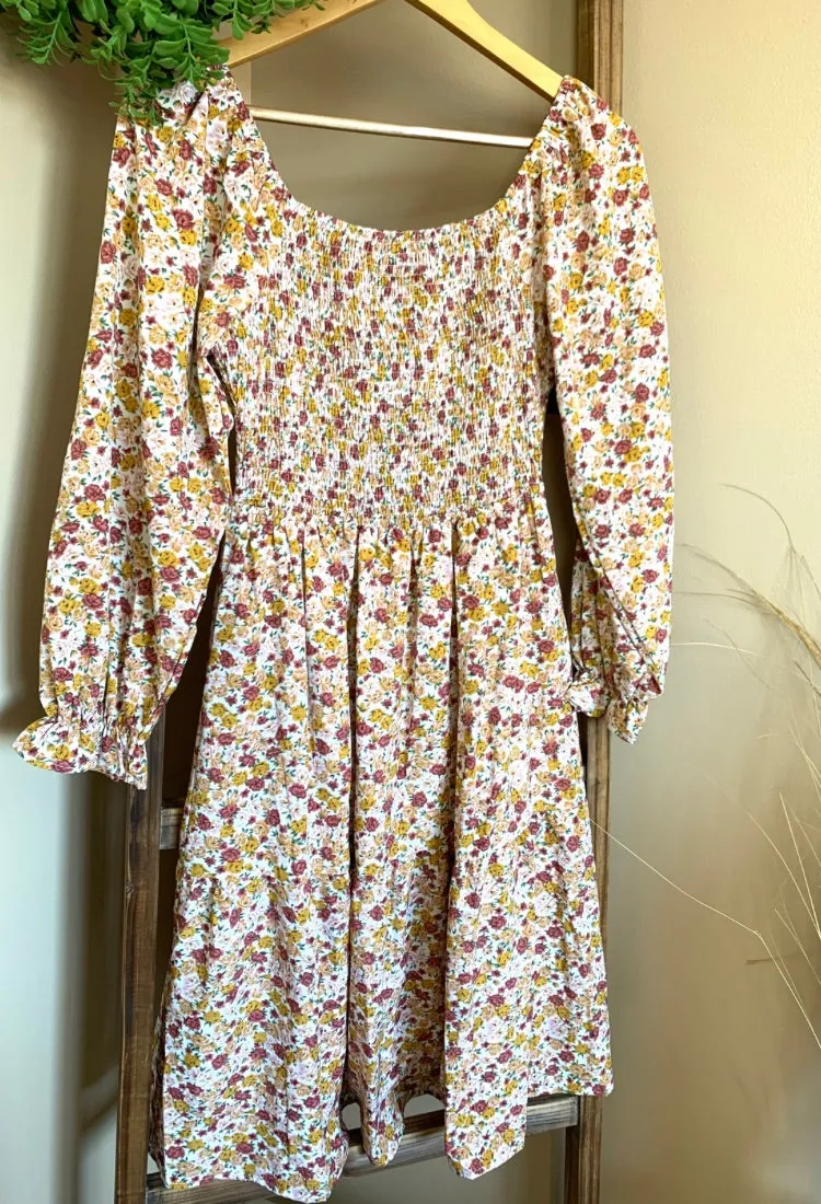 Samantha Floral Midi Dress