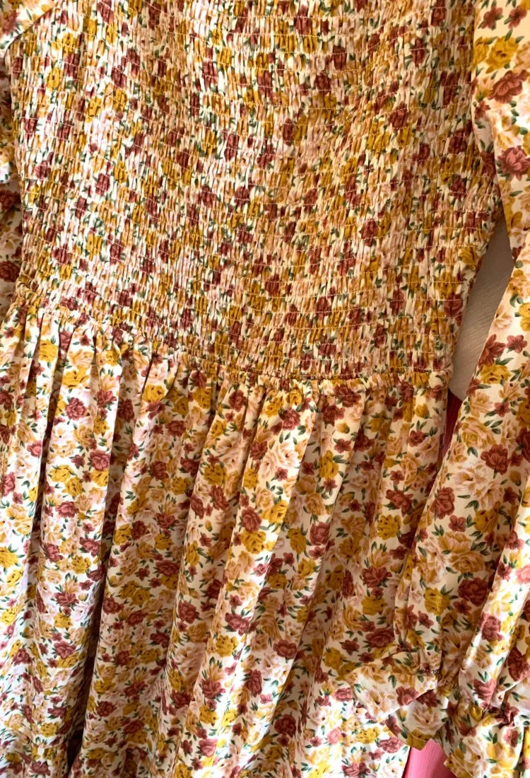 Samantha Floral Midi Dress