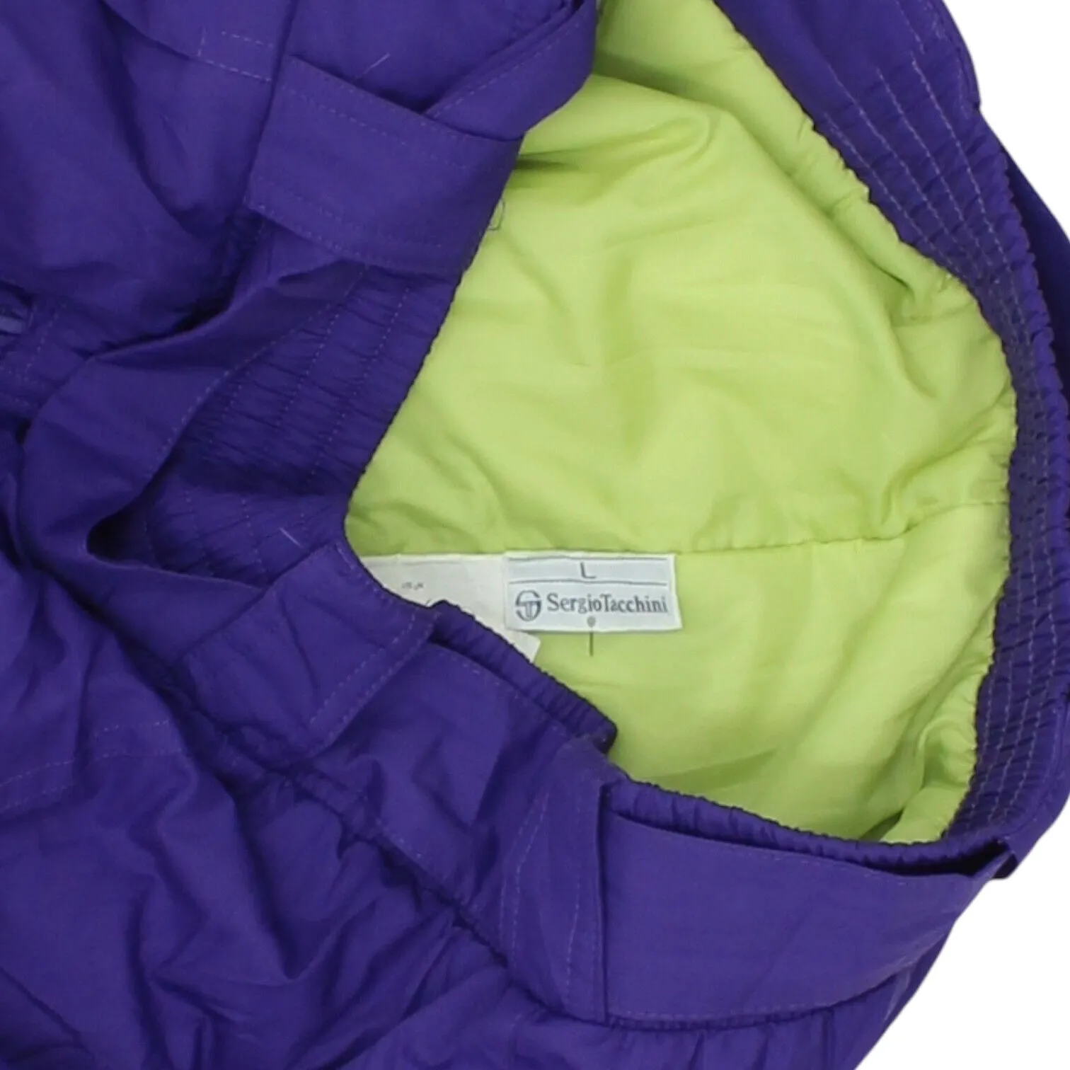 Sergio Tacchini Mens Purple Ski Trousers | Vintage Designer Winter Sports Pants