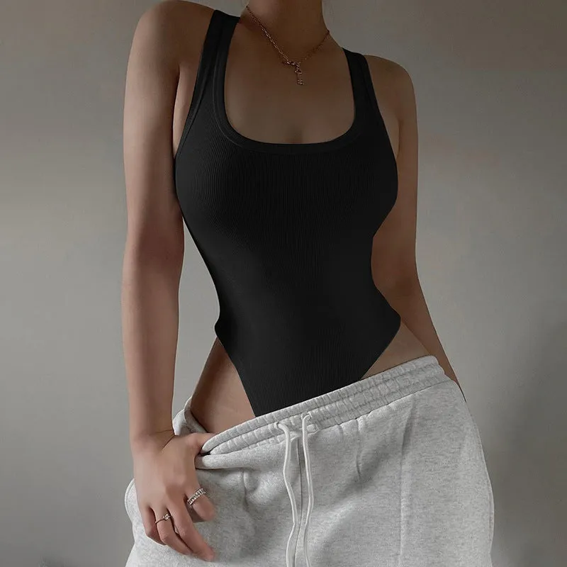 Sports Vest Casual Yoga Sexy Halter Short Jumpsuit