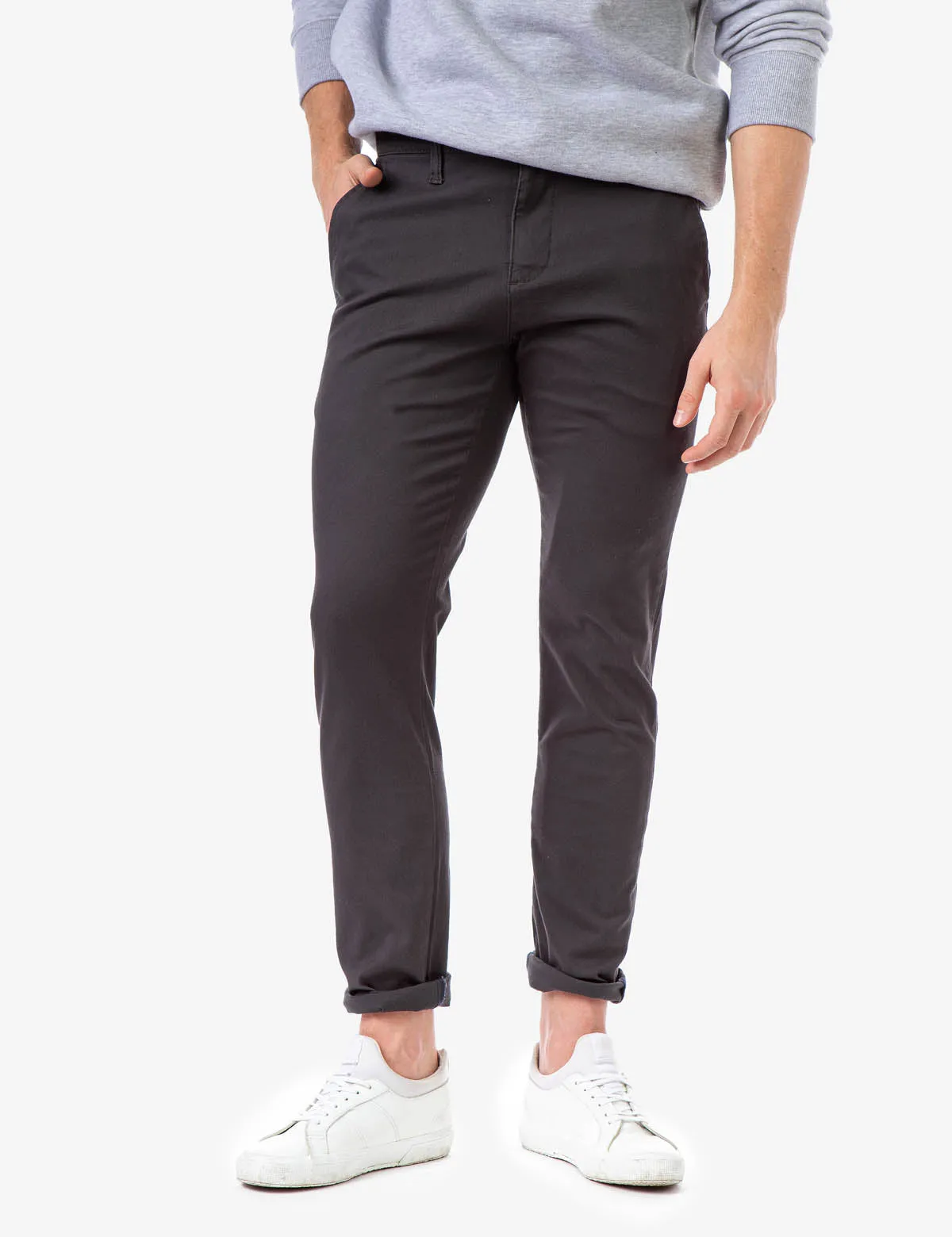 STRETCH SLIM CHINO PANTS