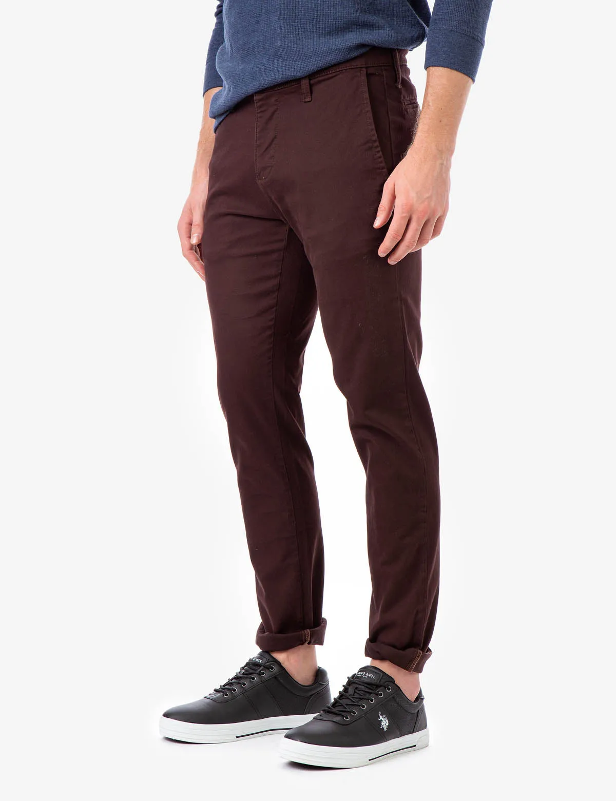 STRETCH SLIM CHINO PANTS