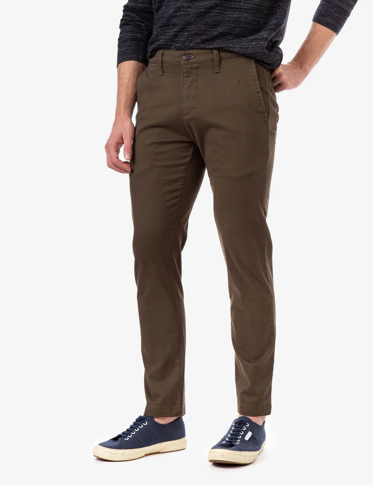 STRETCH SLIM CHINO PANTS
