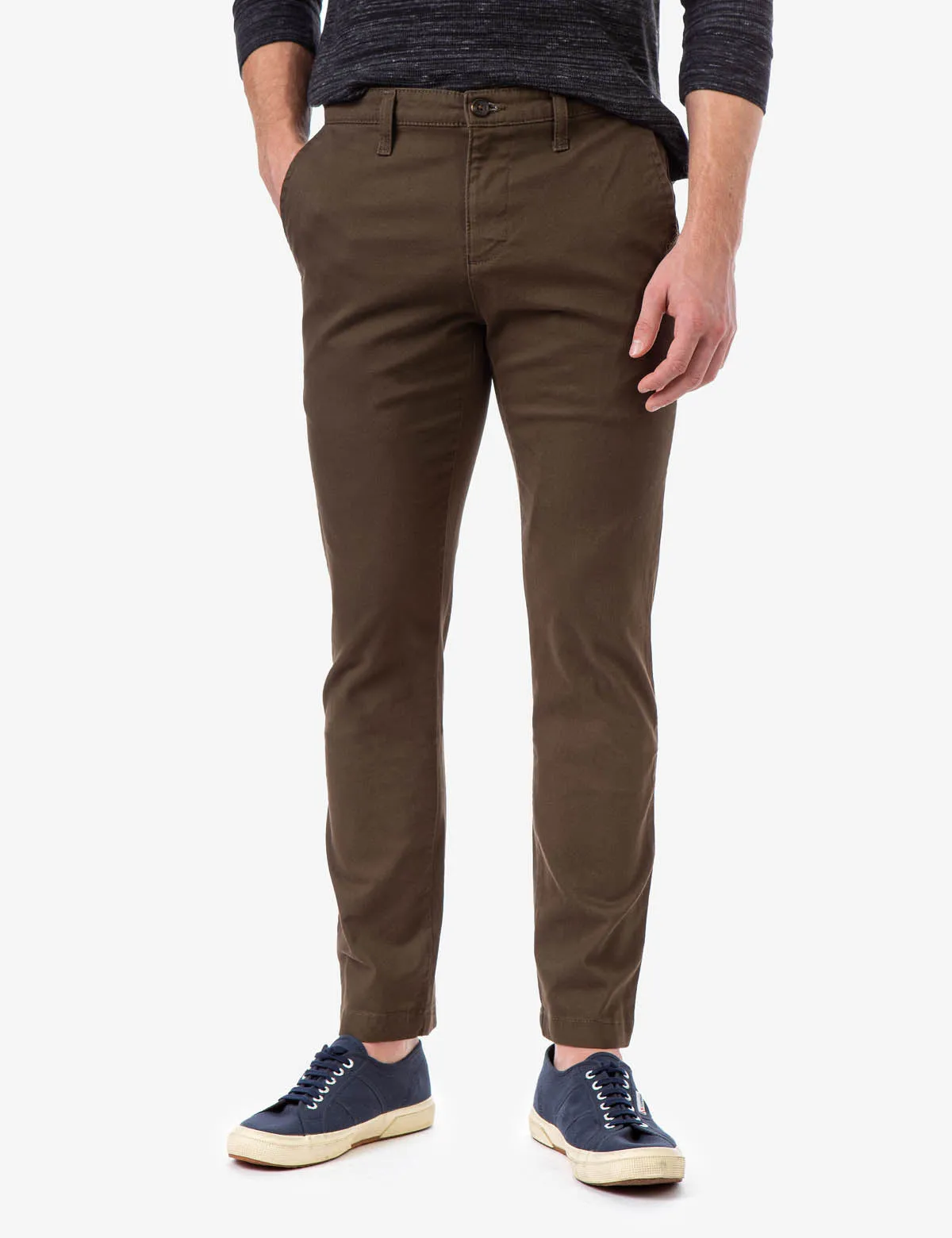 STRETCH SLIM CHINO PANTS