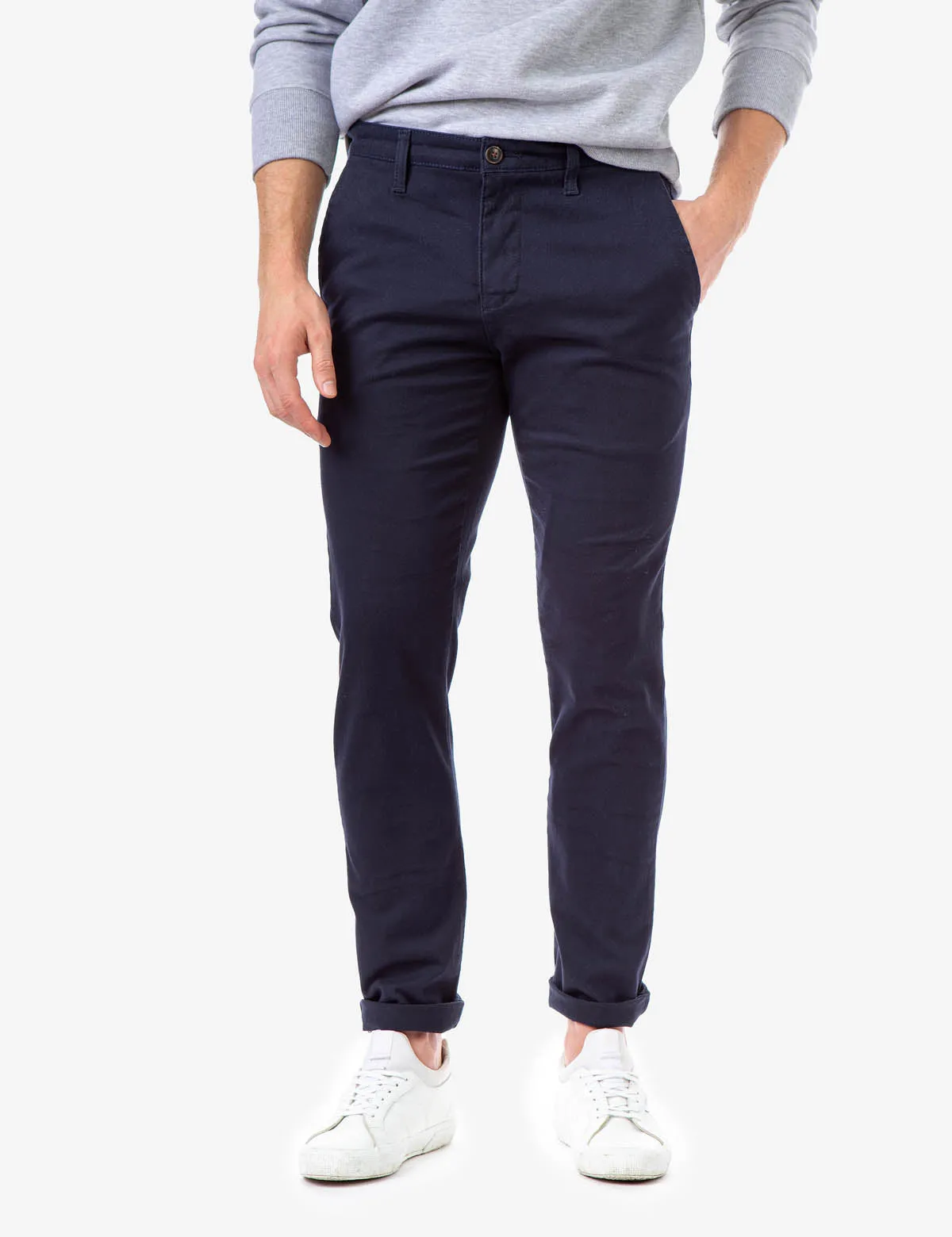 STRETCH SLIM CHINO PANTS