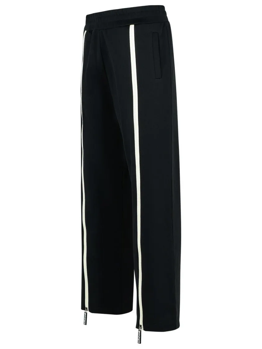 Track' Black Polyester Blend Pants