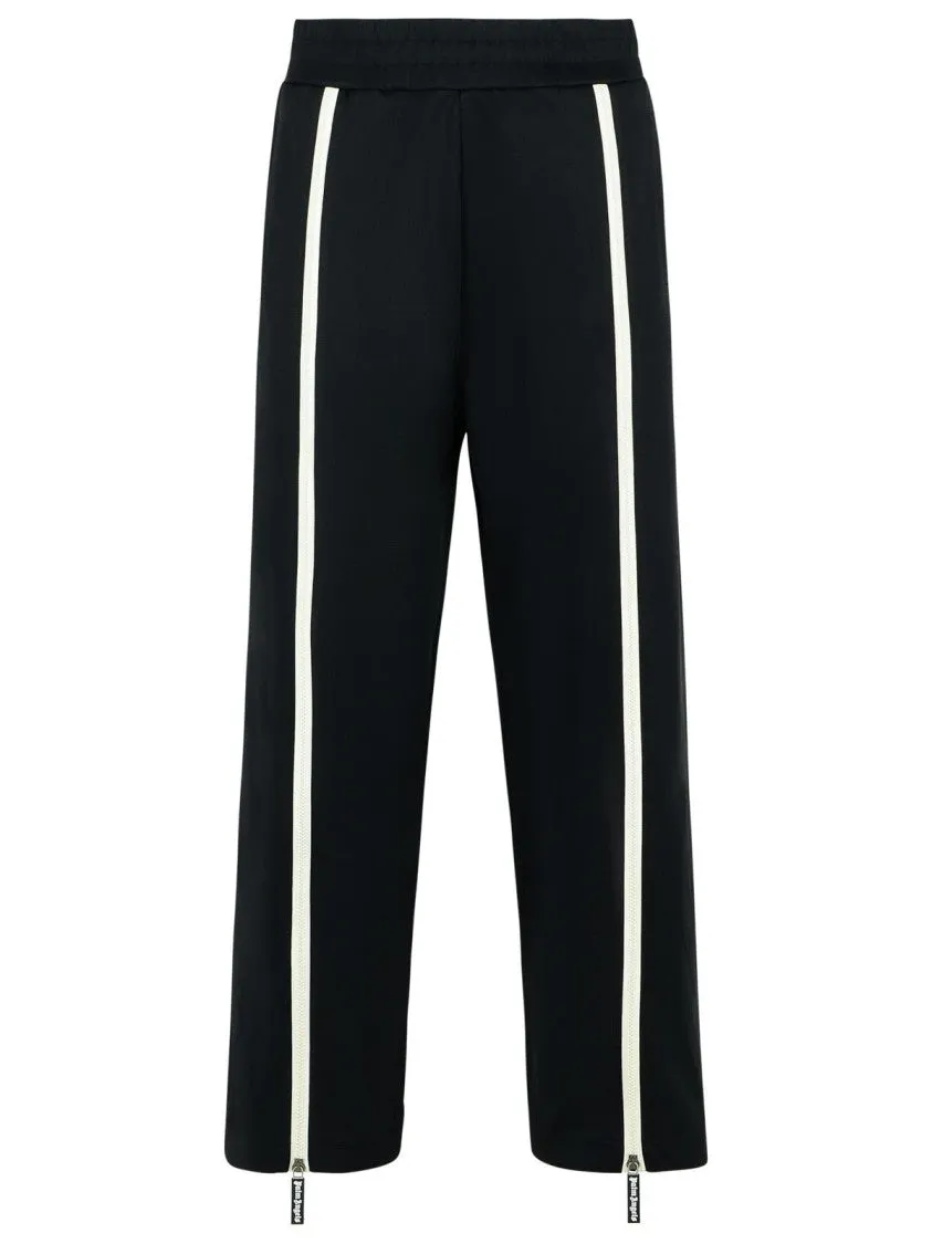 Track' Black Polyester Blend Pants