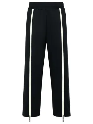Track' Black Polyester Blend Pants