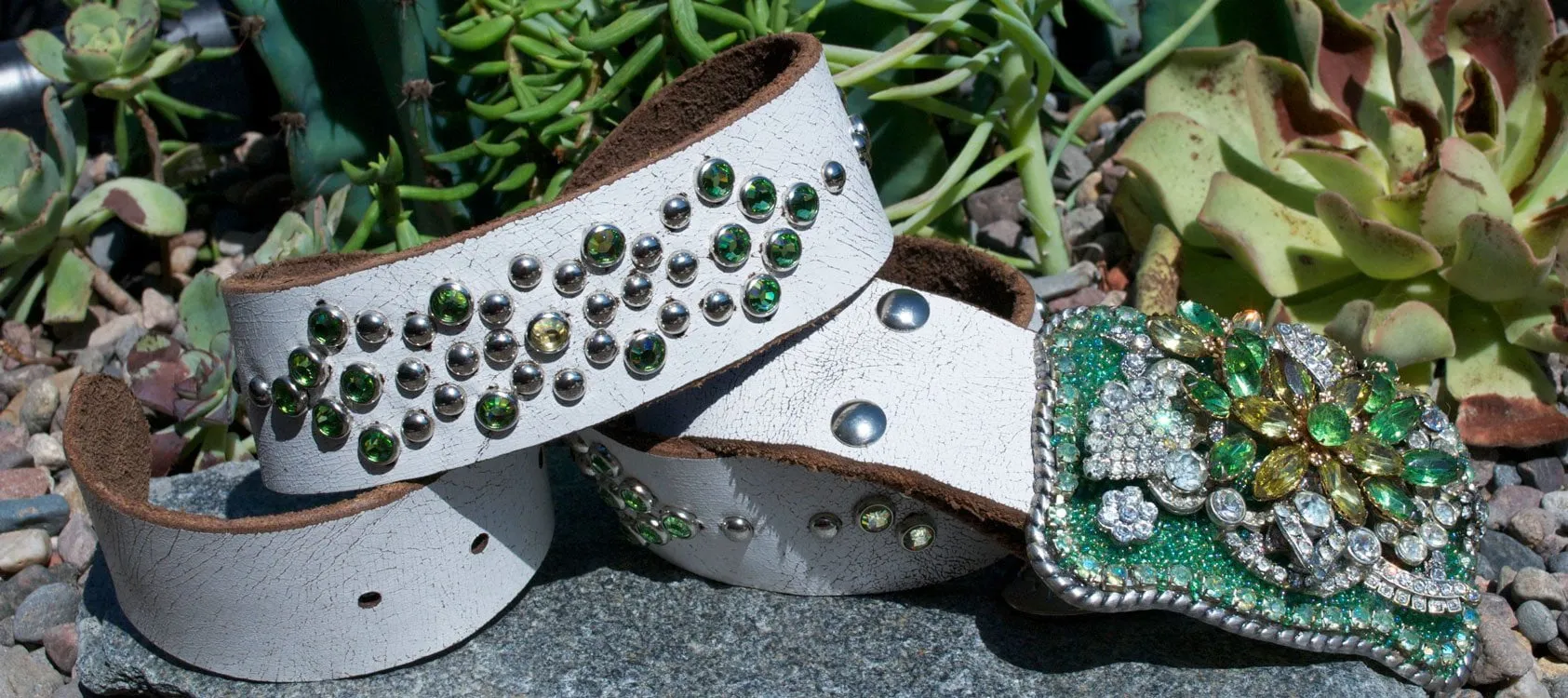 Vintage Western Belt & Buckle - Small