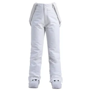 Windproof Waterproof Ski Pants with Detachable Elastic Waist