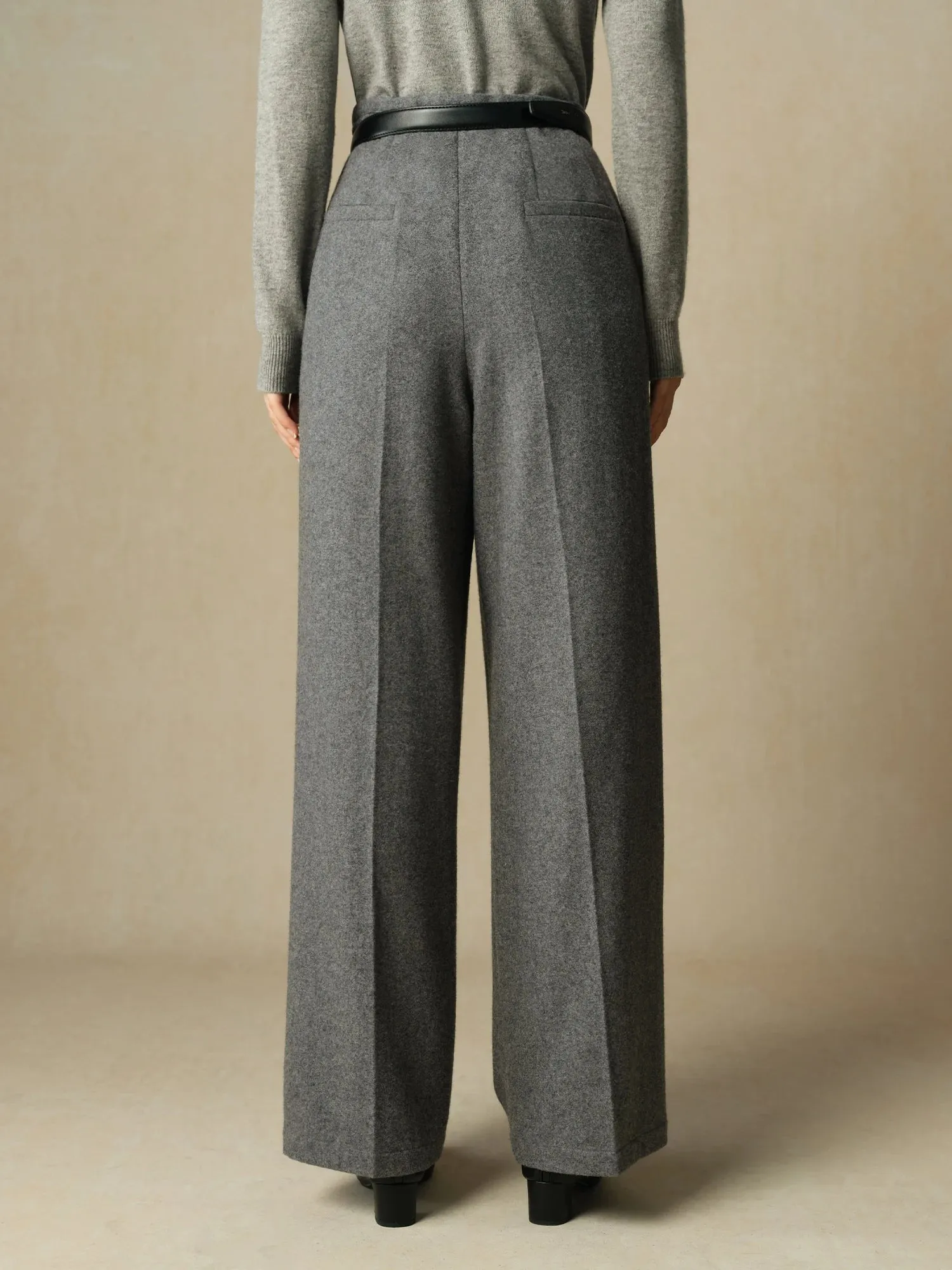 Wool Blend Winter Trousers