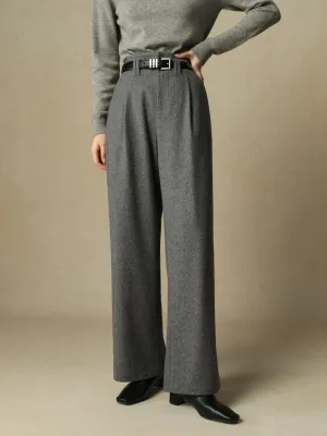 Wool Blend Winter Trousers
