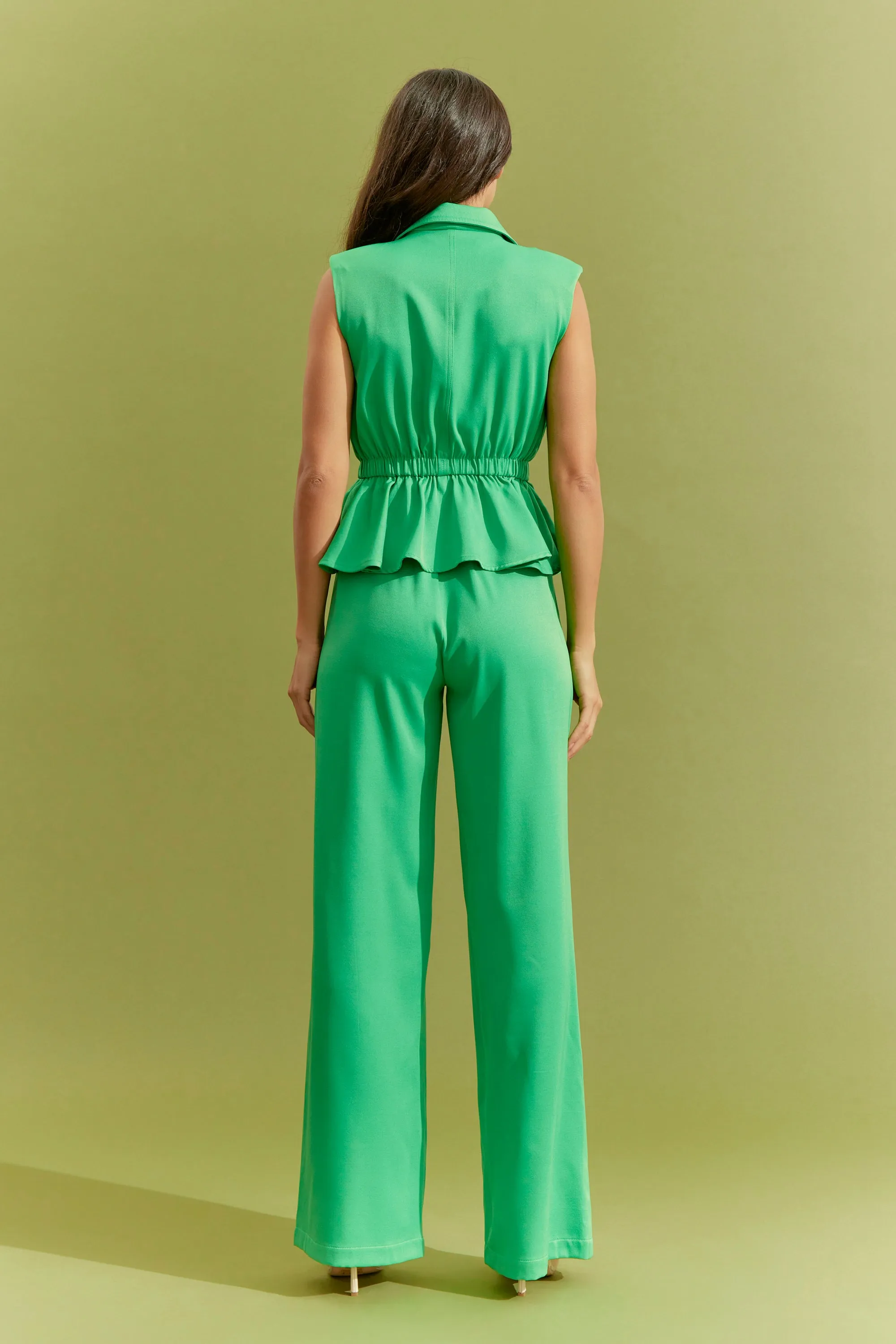 Woven Vest and Pant Set